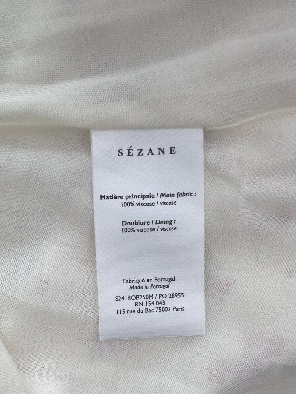 Sézane Salie Robe Mini Dress In Cream Mindy Floral Print Sweetheart Neck Sz 6 - Picture 6 of 10
